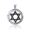 שרשרת ותליון מגן דוד מזהב 14K
