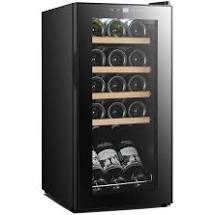 מקרר יין Landers JC43W ‏15 ‏בקבוקים מדפי עץ