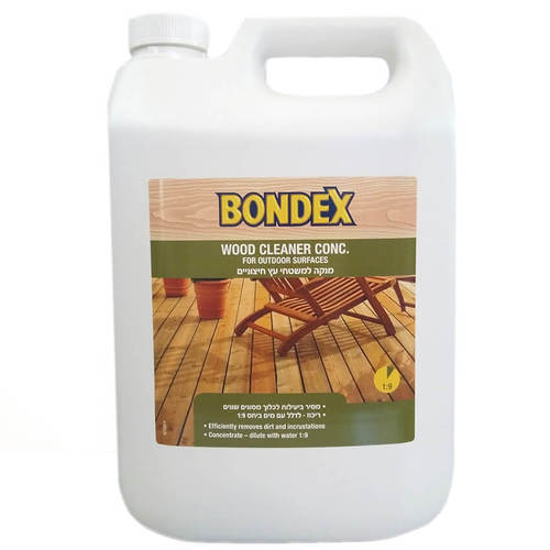 מנקה ומבהיר עץ לדקים - BONDEX