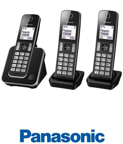 טלפון אלחוטי+2 שלוחות PANASONIC KX-TGD313