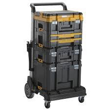 עגלה גבוהה לסדרת - TSTAK עומס 100 ק"ג דגם D17888 מבית DEWALT