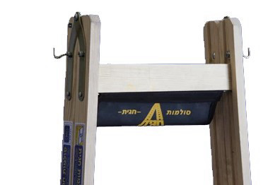 סולם עץ רב מקצועי כפול עם תו תקן בגובה 190 ס