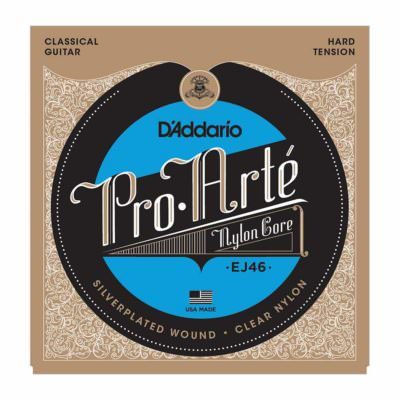 מיתרים לגיטרה קלאסית Daddario EJ46 Pro-Arté Nylon Hard Tension