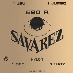 סט מיתרים לקלאסית אריזה זהב SAVAREZ 520R