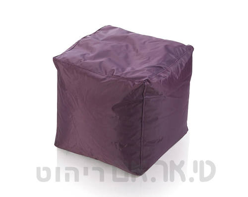 פוף קוביה סגול