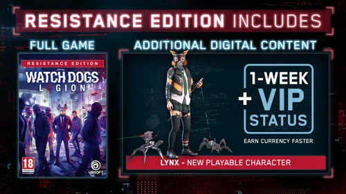 Watch Dogs: Legion - Resistance Edition (PS5) לפלייסטיישן 5
