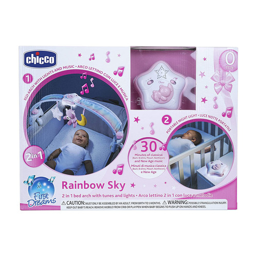 מובייל מוזיקלי / קשת צעצועים קשת בענן - Rainbow Bed Arch