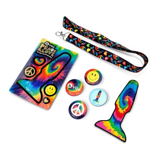 פלאג אנאלי רוטט רימינג שלט רחוק Bvibe Rimming Plug Peace and love