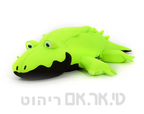 פוף שנאפי בצורת תנין ירוק