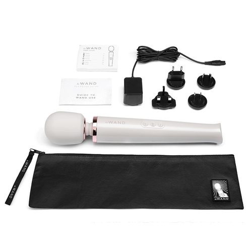 סופר מגי'ק וונד לבן פנינה Le Wand-Rechargeable Vibrating Massager