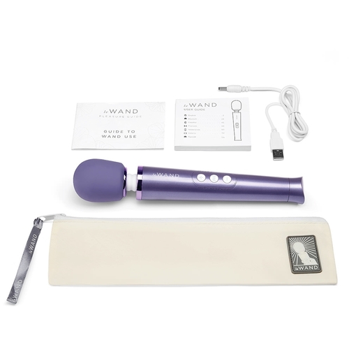 סופר מגי'ק וונד מיני סגלגל Le Wand-Petite Vibrating Massager  יצירת אומנות של עולם המסאגרים