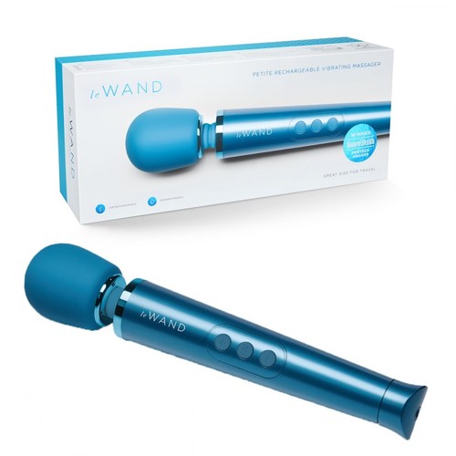 סופר מגי'ק וונד מיני כחול ים Le Wand-Petite Vibrating Massager - המסאג'ר הטוב ביותר בשנת 2021
