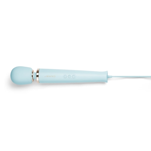 סופר מגי'ק וונד חשמלי בצבע קרם Le Wand Vibrating Massager יצירת האומנות של עולם המסאגרים