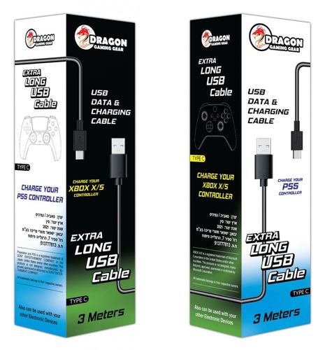 כבל טעינה USB Type-C for XBOX.S.X/PS5