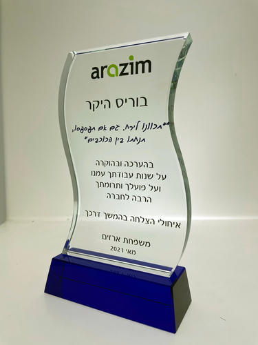 מגן הוקרה Blue Wave