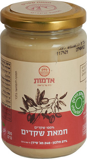 אדמות | חמאת שקדים 300 גרם