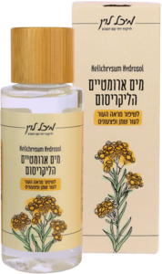 מים ארומטיים הידרוסול הליקריסום - לעור שמן ופצעונים | לשיפור מראה העור (100 מל