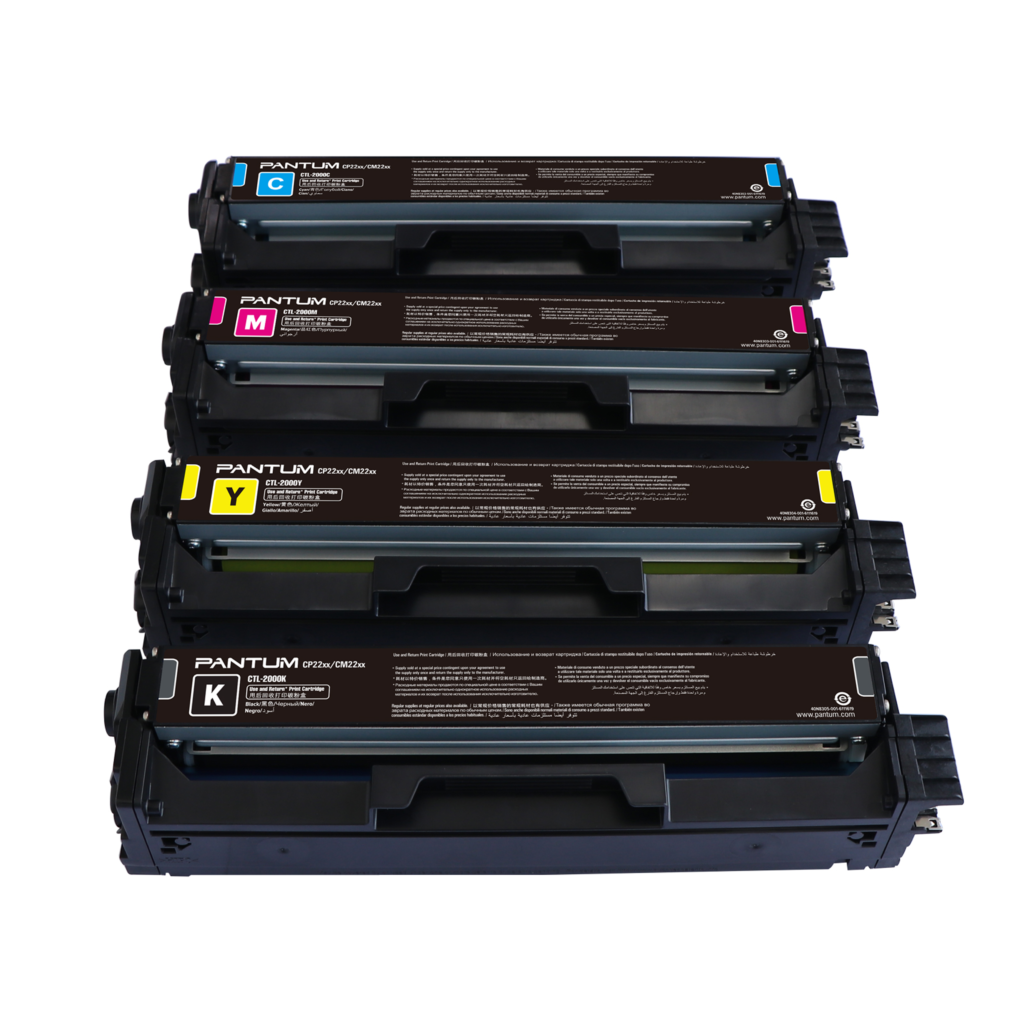 סט 4 טונרים מקוריים למדפסת Pantum CM2200FDW