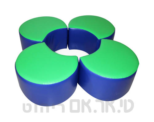 הדום פרח ירוק כחול