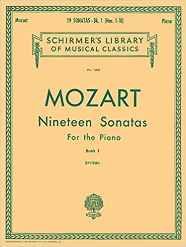 ספר תווים Mozart - Nineteen Sonatas for the Piano Book 1