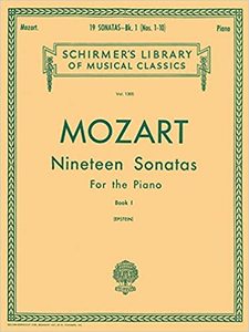 ספר תווים Mozart - Nineteen Sonatas for the Piano Book 1