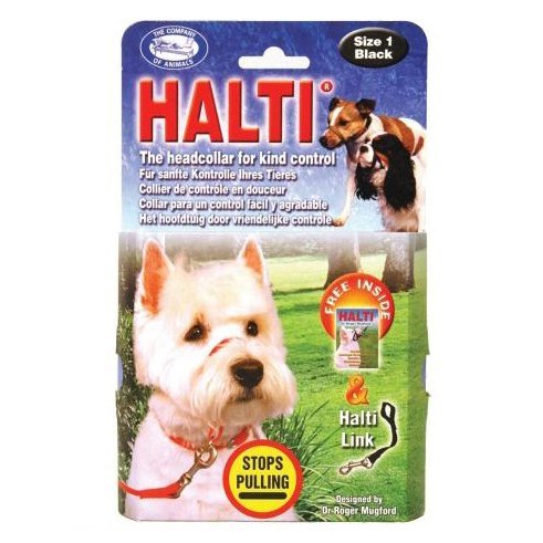  קולר ראש לכלבים האלטי מס' 1 Halti