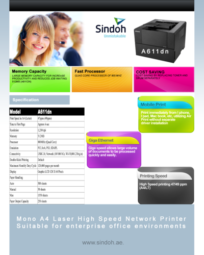 A611dn Sindoh 