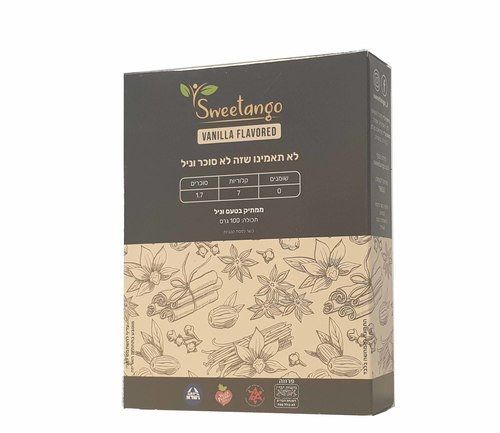 סוויטאנגו Sweetango ממתיק בטעם סוכר וניל