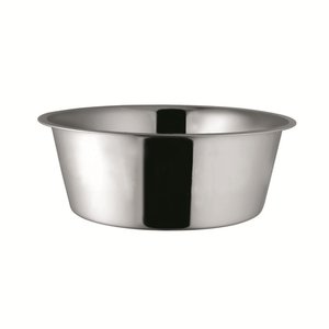 קערת נירוסטה עמוקה לכלבים 16.5 ס"מ Deep Stainless Steel Bowl
