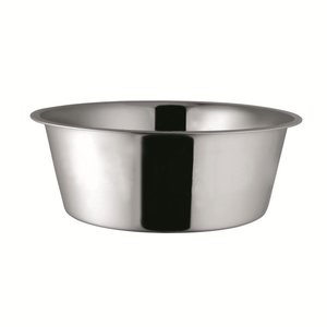  קערת נירוסטה עמוקה לכלבים 21 ס"מ Deep Stainless Steel Bowl