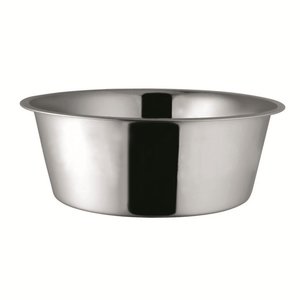קערת נירוסטה עמוקה לכלבים 25 ס"מ Deep Stainless Steel Bowl