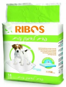 14 יחידות פדים לאימון גורים RIBOS 14Pcs of puppy ped