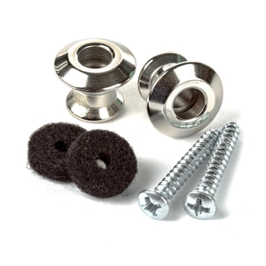 זוג ברגים לרצועה ניקל מתאים לנועלי רצועה DUNLOP 2PSLS031N