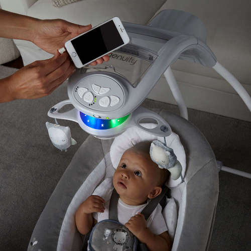  נדנדה  Ingenuity  המפוארת עם חיבור mp3 לפלאפון