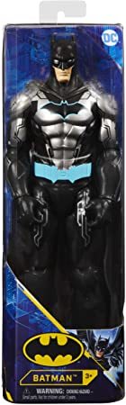 דמות משחק באטמן Batman במדים כחולים עם מפרקים זזים, גובה 30 ס'מ