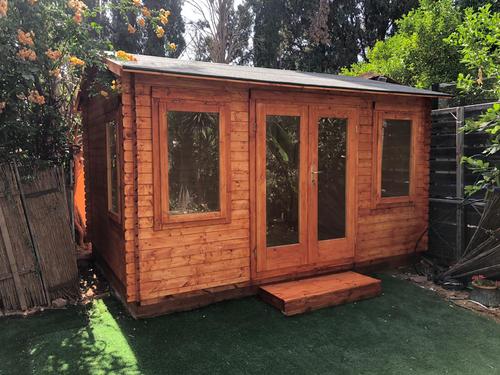 מחסן עץ אירופאי 4x3 דגם EverGreen