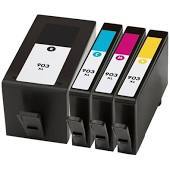 סט 4 ראשי דיו תואמים HP 903XL