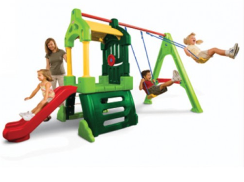 Little Tikes מתקן נדנדות ומגלשה