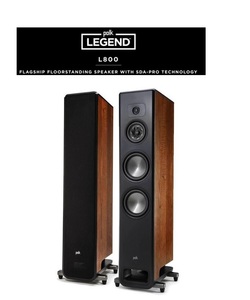 זוג רמקולים רצפתיים מבית POLK AUDIO דגם LEGEND L600