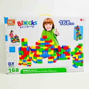 בלוקס ערכת בנייה ענקית לילדים 168 חלקים