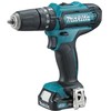 מברגה מקדחה נטענת + 2 סוללות MAKITA DF331DWYE 12V 1.5Ah