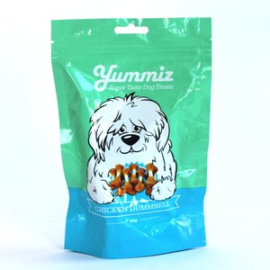 יאמיז לכלב משקולות עוף 80 גרם yummiz chicken dumbell