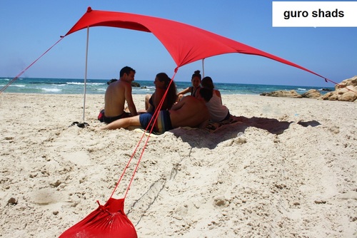 ציליה לחוף הים ל 3-4 אנשים גורו GURO SUN SHADE