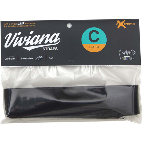 Viviana Straps Extreme Series Chest רצועת חזה למיקרופון דש Viviana Straps (שחור)