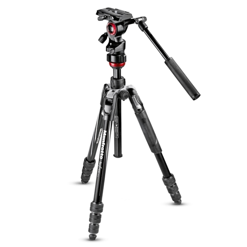 חצובה Manfrotto Befree MVKBFRT-LIVE עם נעלי סיבוב