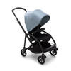 טיולון בי 6 שלד שחור עם גגון כחול וופר Bugaboo Bee 6