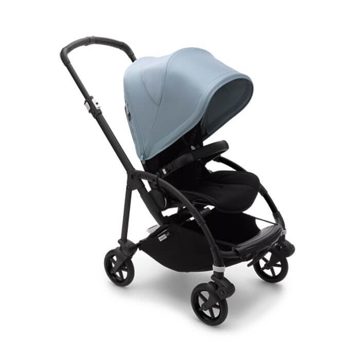 טיולון בי 6 שלד שחור עם גגון כחול וופר Bugaboo Bee 6
