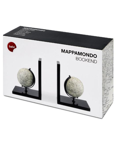 זוג תומכי ספרים יוקרתיים גלובוס Mappamondo