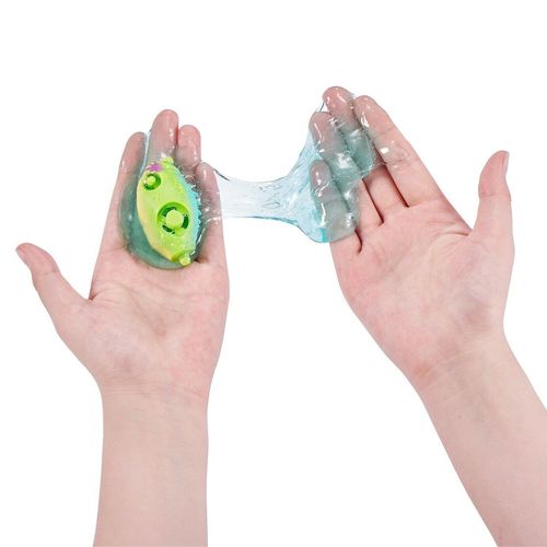 ביצת הפתעות סמאשרס עם דינוזאור Slime O Saur להרכבה ו- 10 אביזרים - ירוק 