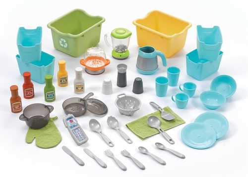 מטבח לילדים מערבבים 'תקסם עם אפקטים קוליים ו 42 אביזרי משחק 8480